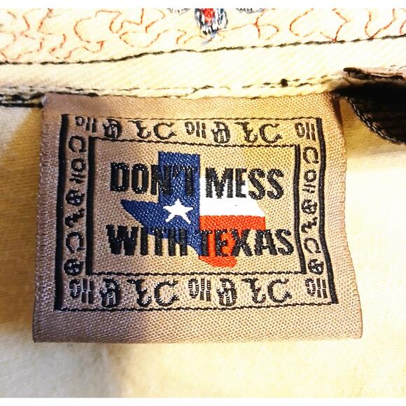 Vintage "Dont Mess with Texas" Ladies Embroidered Jacket - Picture 5 of 5